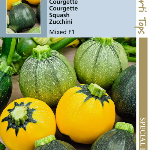 Graines de courgettes mixed round F1